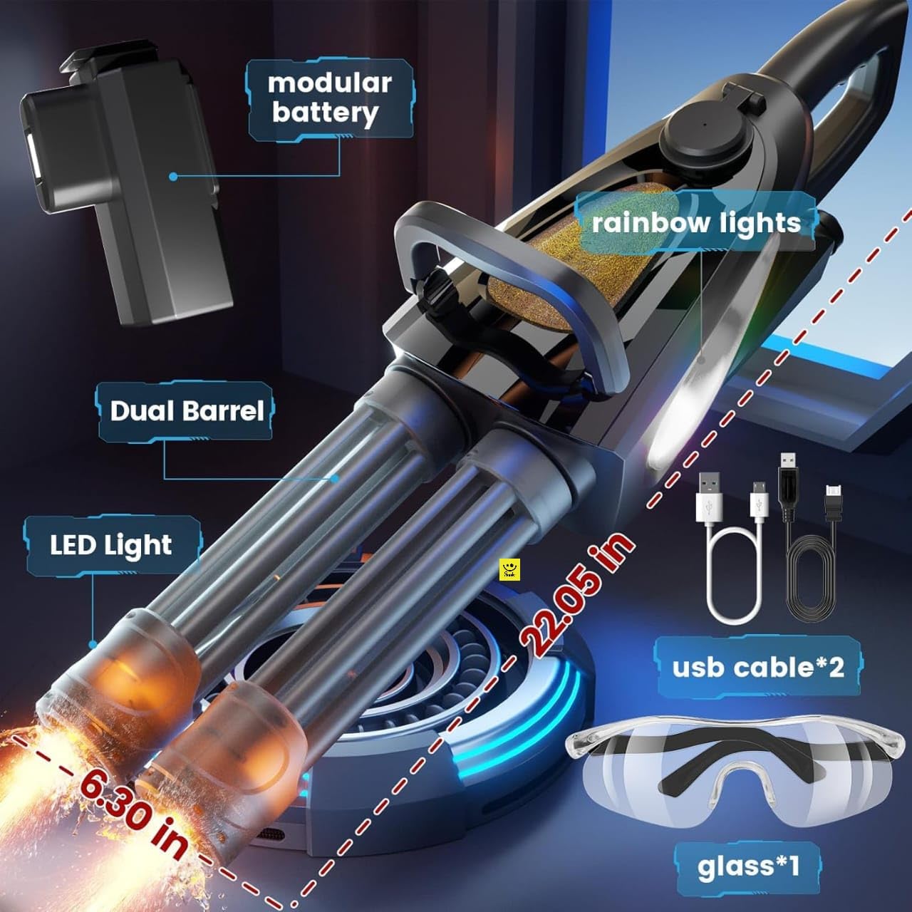 LOS Dual barrel Water blaster