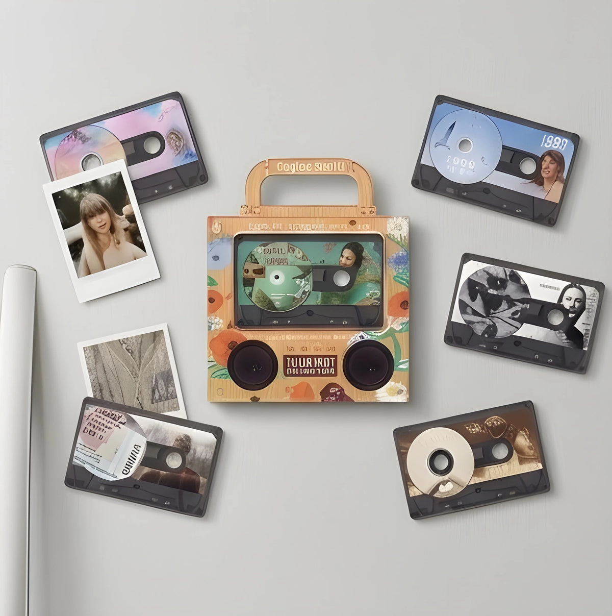 Taylor Swift Music Fridge Magnet | 6 Cassette Set