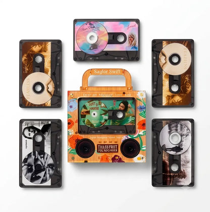 Taylor Swift Music Fridge Magnet | 6 Cassette Set