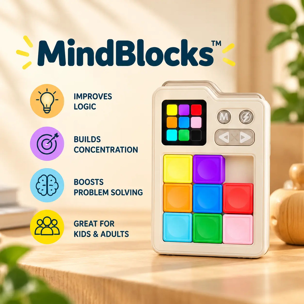 MindBlocks™ - Smart Sliding Puzzle Game