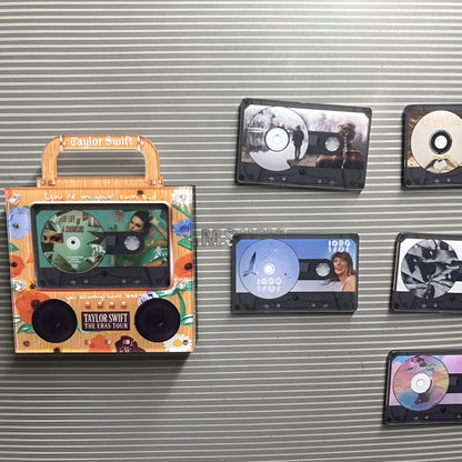 Taylor Swift Music Fridge Magnet | 6 Cassette Set