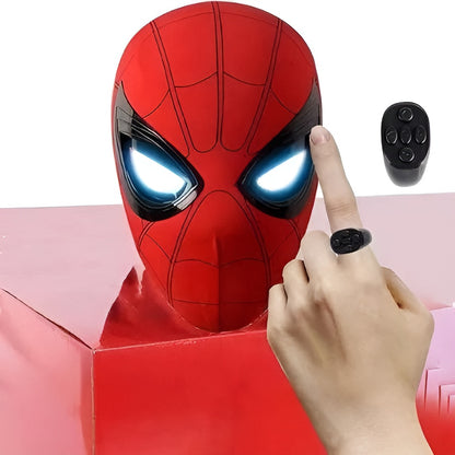 SPIDERMAN EYE BLINK MASK WITH RING REMOTE