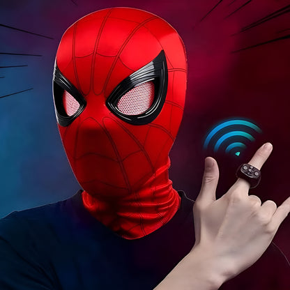 SPIDERMAN EYE BLINK MASK WITH RING REMOTE